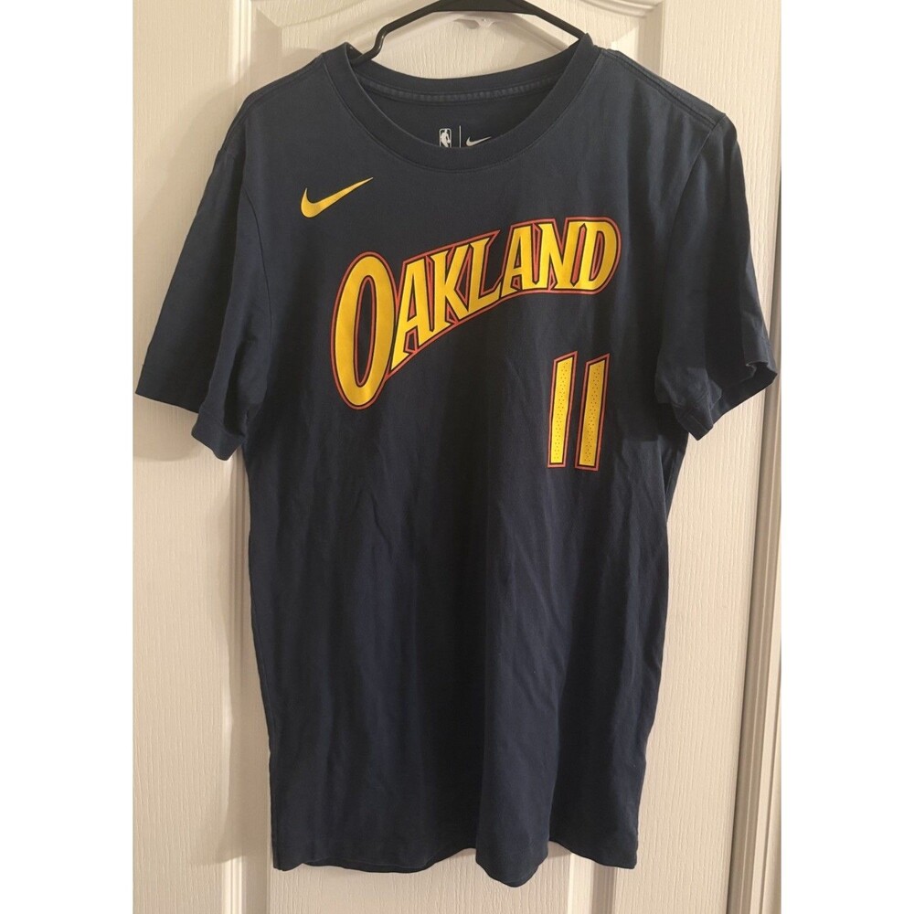 Nike NBA Oakland Warriors Klay Thompson #11 Size S Mens Small T-Shirt Black